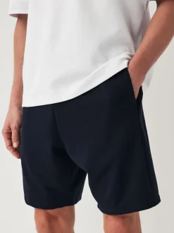 Shorts|Next - 2 jersey shorts met ritszakje Leisteenkleurig/marineblauw