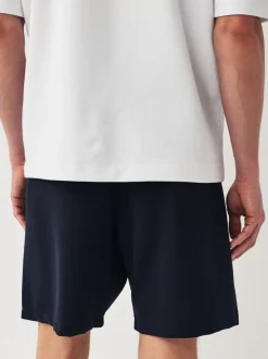 Shorts|Next - 2 jersey shorts met ritszakje Leisteenkleurig/marineblauw