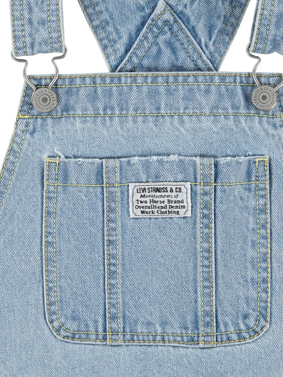 Tuinbroeken*Levi's ® 100% katoenen klassieke Denim logoshort bretelbroeken