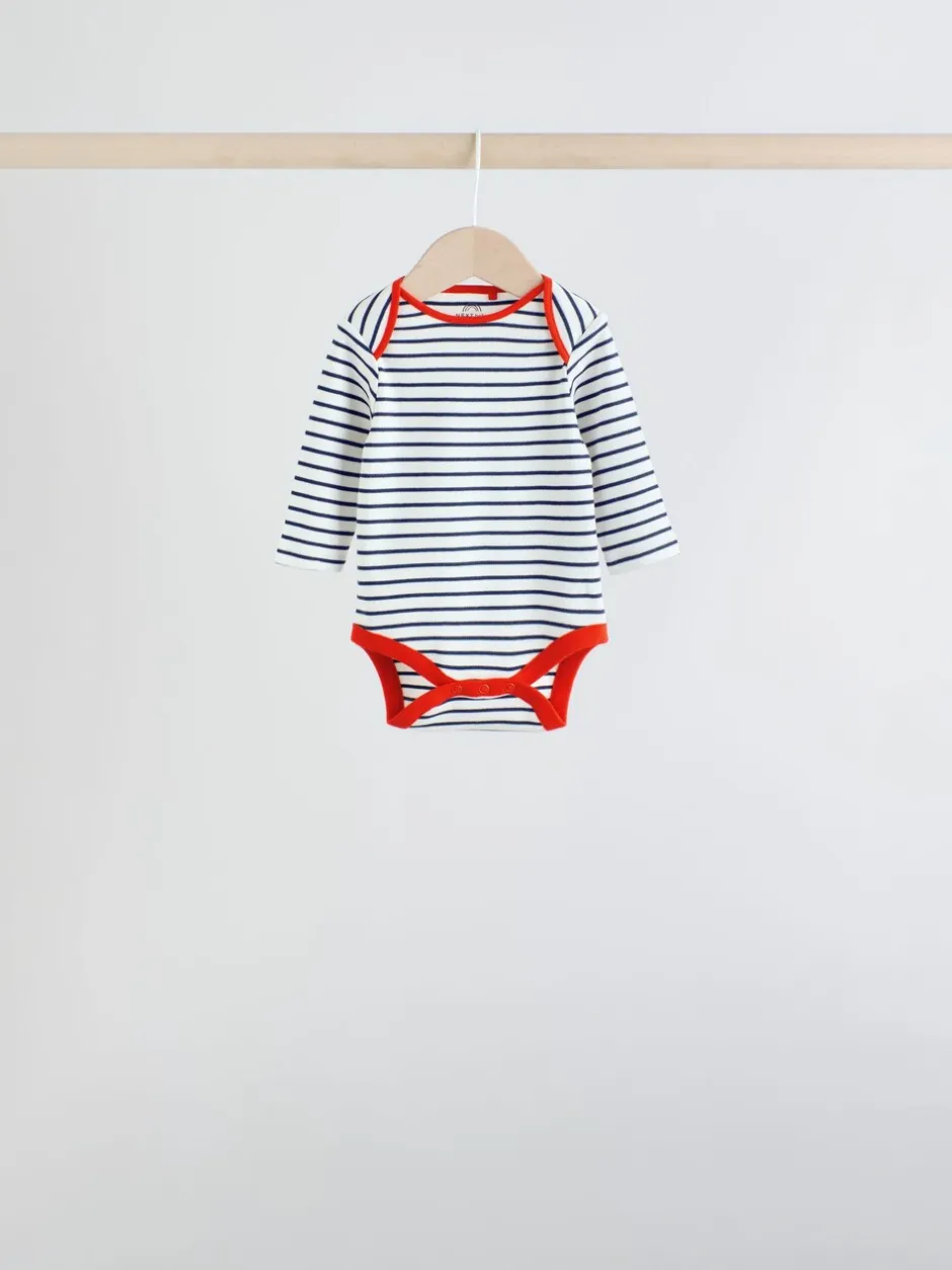 Multipacks|Rompertjes En Hemdjes|Next - Set van 5 rompers met lange mouwen Licht
