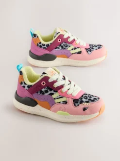 Sneakers*Next - Vetersneakers met kleurvlakken Licht