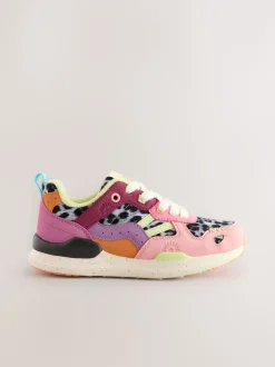 Sneakers*Next - Vetersneakers met kleurvlakken Licht