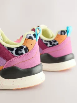 Sneakers*Next - Vetersneakers met kleurvlakken Licht