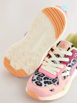 Sneakers*Next - Vetersneakers met kleurvlakken Licht