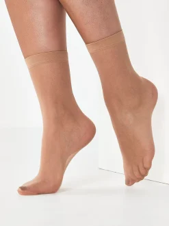 Sokken En Panty's|Next - 5 Paar 20 denier enkelsokken Licht beige