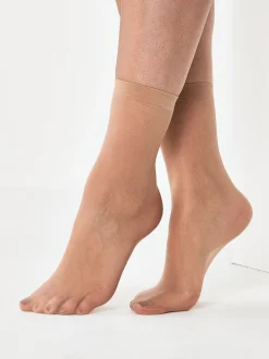 Sokken En Panty's|Next - 5 Paar 20 denier enkelsokken Licht beige
