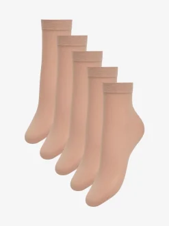 Sokken En Panty's|Next - 5 Paar 20 denier enkelsokken Licht beige