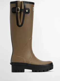 Laarzen|Barbour - ® Leighton Tall Wellington Boots Licht beige