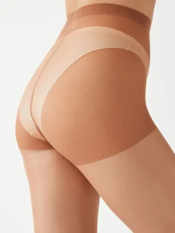Sokken En Panty's|Next - Glanzende panty van 20 denier voor strakke billen, buik en dijen Licht beige