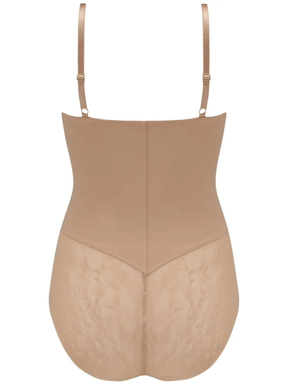 Shapewear*Pour Moi - Effortless Tummy Control Wear Your Own Bra Body Shapewear Licht beige