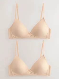 Alle Ondergoed|Next - Set van 2 sportbeha's Licht beige