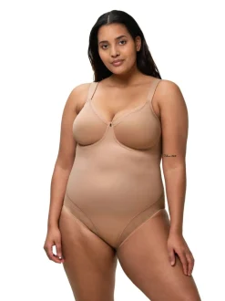 Shapewear*Triumph - - True Shape Sensation - Vormgevende body met beugel Licht beige