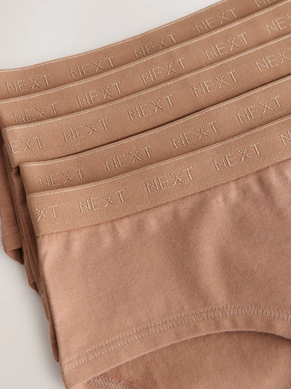 Alle Ondergoed*Next - Verpakking van 5 hipsteronderbroeken (5-16 jr) Licht beige