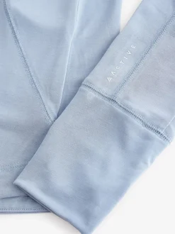 Sportkleding|Next - Active Open Back Soft Touch Top Lichtblauw