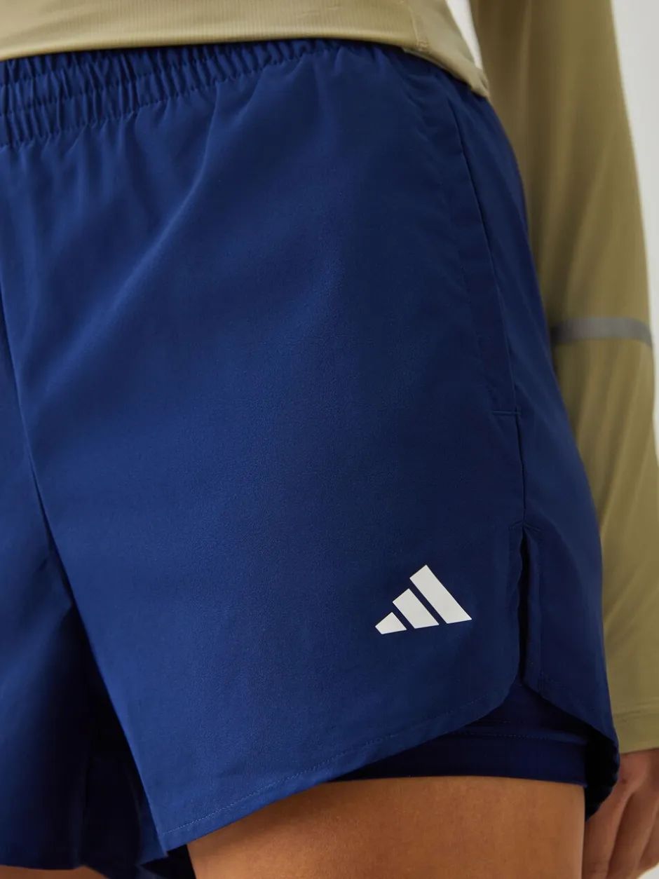Shorts|adidas Lichtblauw - Workout Essentials 2In1 Shorts