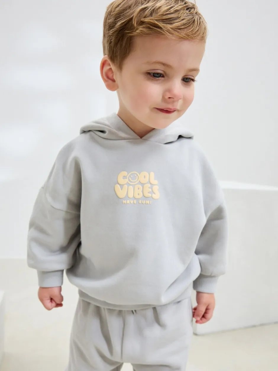 Sets En Combisets|Truien En Breisels*Next - Cool Vibes Printed Hoodie and Joggers Set (3mths-7yrs) Lichtblauw