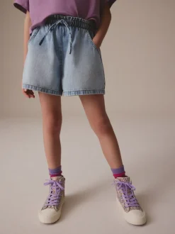 Shorts En Rokken|Next - Denim short (3-16 jr) Lichtblauw