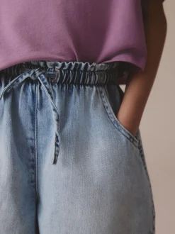 Shorts En Rokken|Next - Denim short (3-16 jr) Lichtblauw