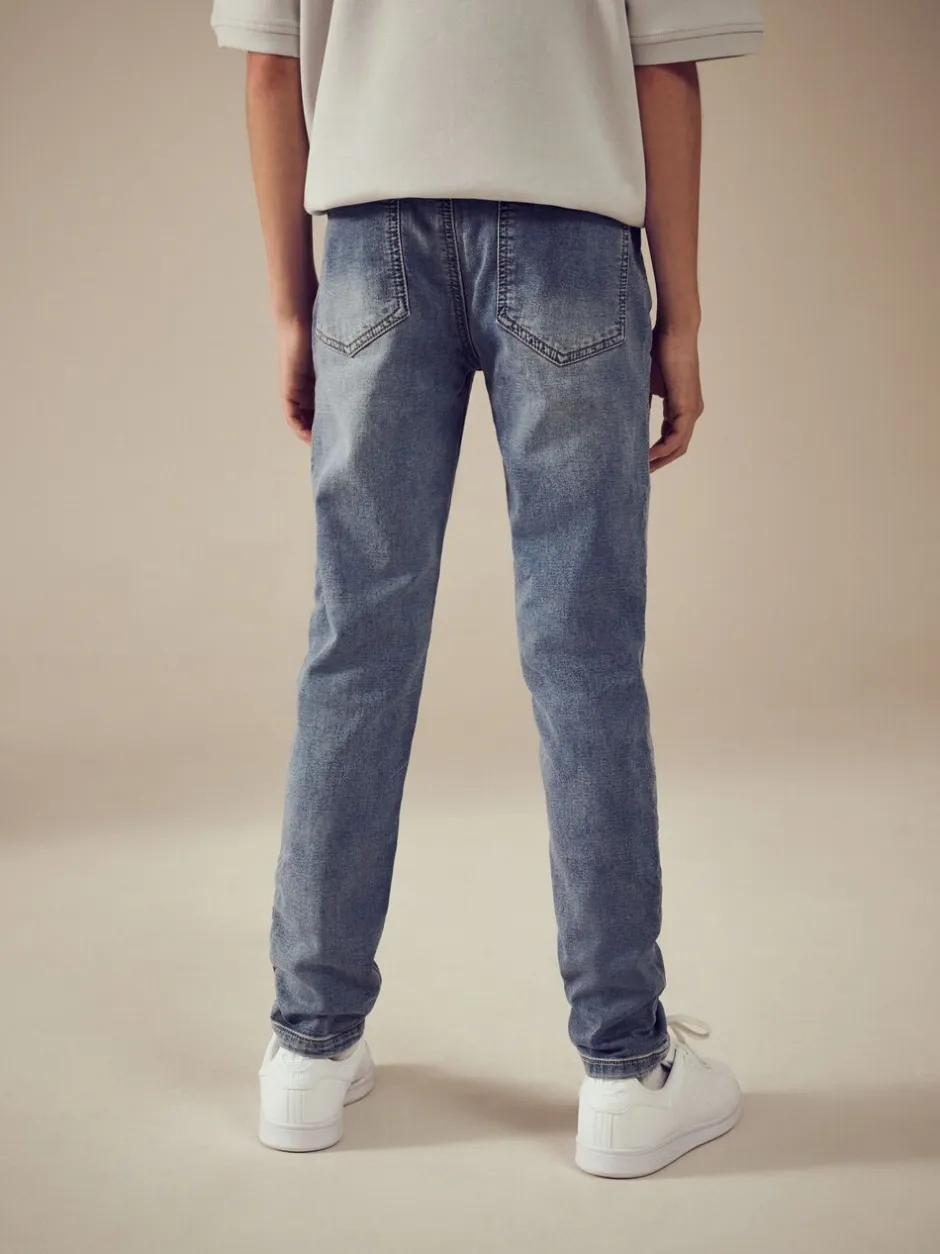 Jeans*Next - Jeans met stretch en elastische taille (3-16 jr) Lichtblauw