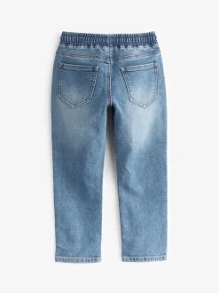 Jeans|Next - Jeans met stretch en elastische taille (3-16 jr) Lichtblauw