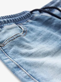 Jeans|Next - Jeans met stretch en elastische taille (3-16 jr) Lichtblauw