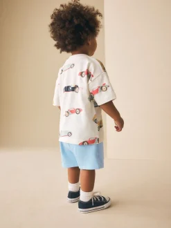 Shorts|Shorts*Next Lichtblauw - Jersey short (3 mnd-7 jr)