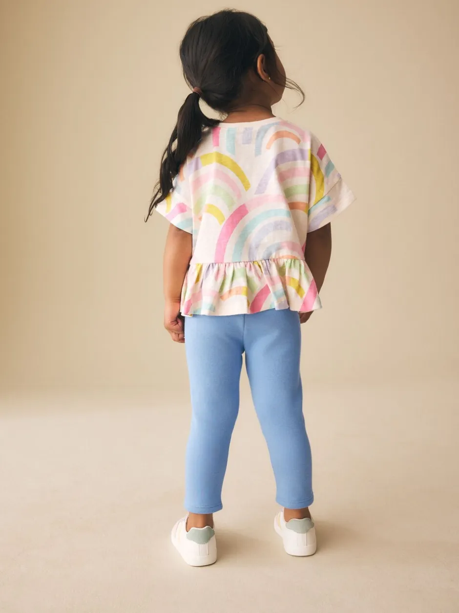 Broeken En Leggings|Next Lichtblauw - Legging (3 mnd-7 jr)