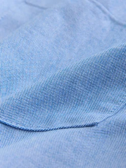 Shirts*Next Lichtblauw - Oxford-overhemd met korte mouwen