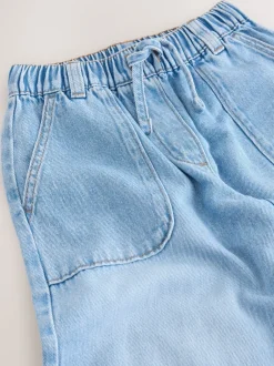 Jeans|Next Lichtblauw - Pullon Wide Leg Trousers (3-16yrs)