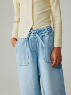 Jeans|Next Lichtblauw - Pullon Wide Leg Jeans (3-16yrs)