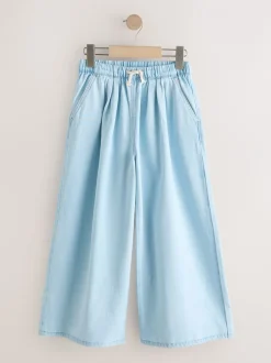 Jeans|Next Lichtblauw - Pullon Wide Leg Jeans (3-16yrs)
