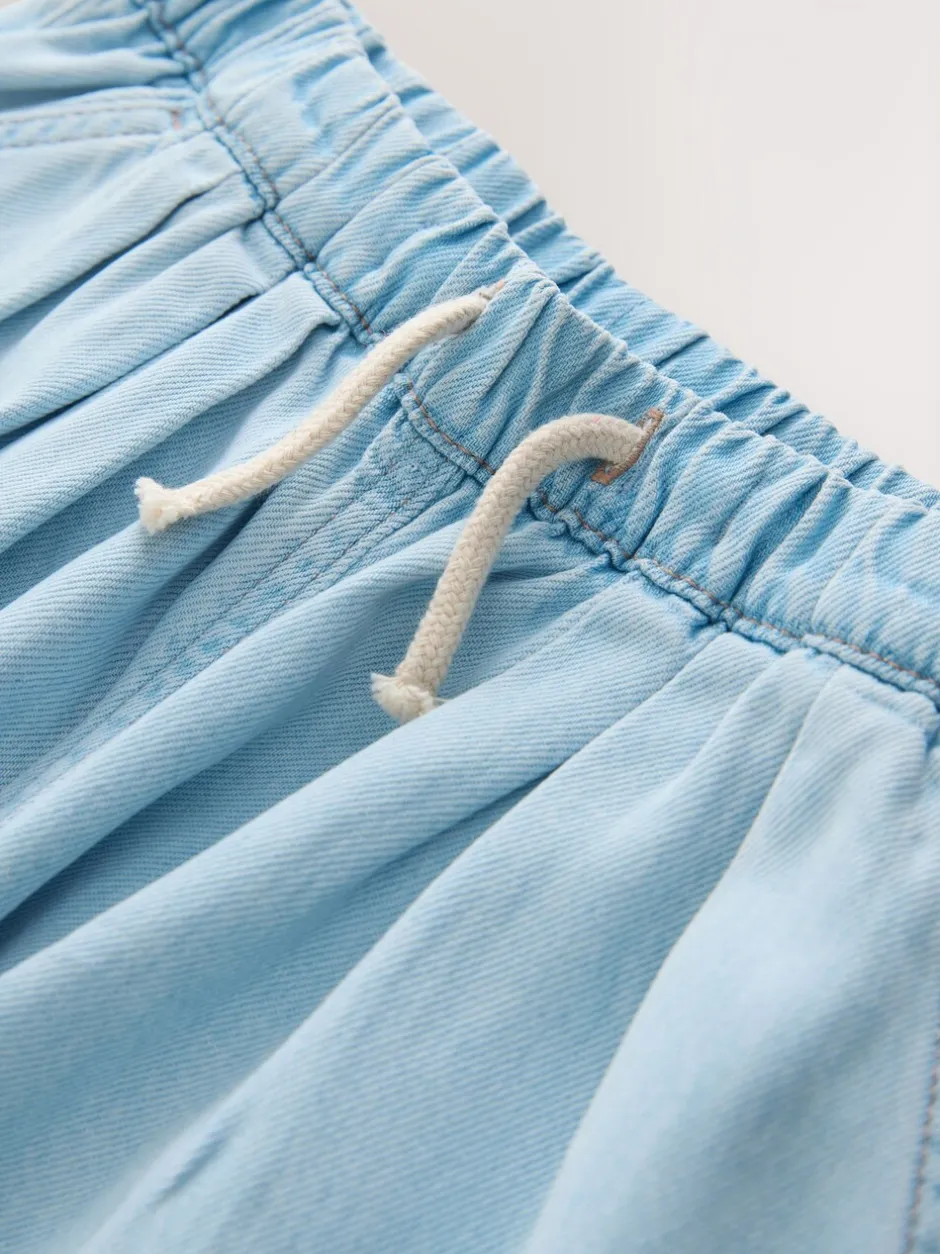 Jeans|Next Lichtblauw - Pullon Wide Leg Jeans (3-16yrs)