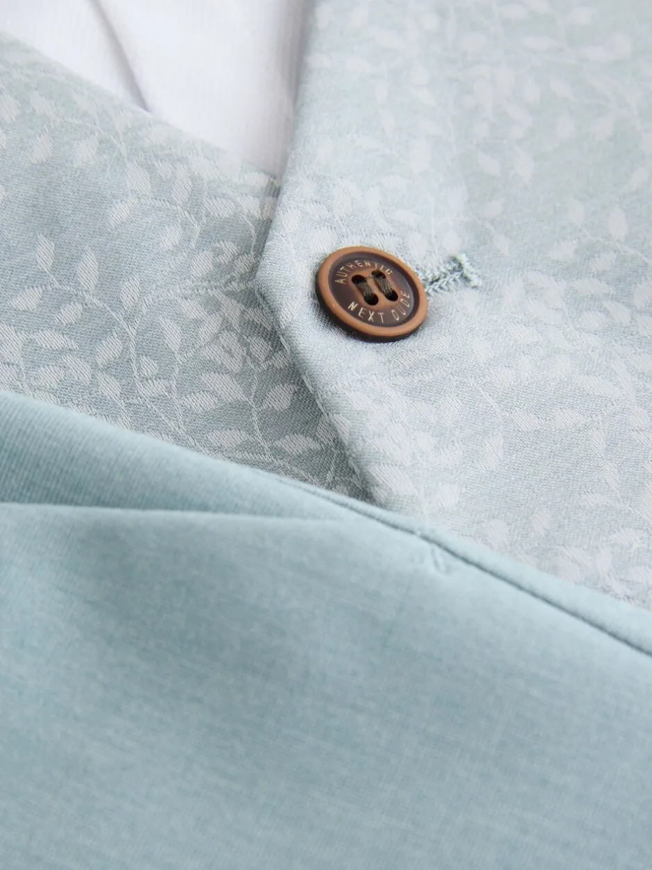 Kostuums En Herenvesten|Next Lichtblauw - Set met gilet, overhemd, korte broek & stropdas (3mnd-9jr)