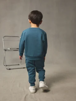Truien En Breisels|Sets En Combisets|Next Lichtblauw - Set met sweatshirt en joggingbroek (3mnd-7jr)