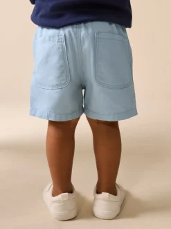 Shorts|Shorts*Next Lichtblauw - Shorts met trekkoord (3mnd-7jr)