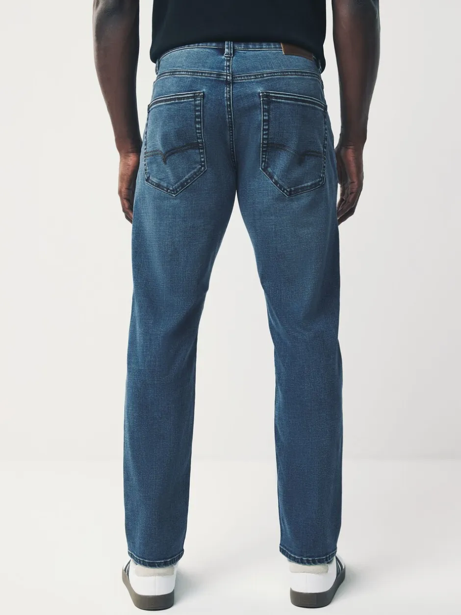 Jeans|Next Lichtblauw - Slim Fit - Motionflex jeans