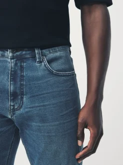 Jeans|Next Lichtblauw - Slim Fit - Motionflex jeans