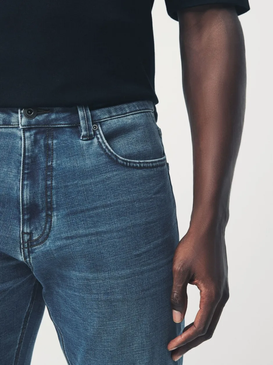 Jeans|Next Lichtblauw - Slim Fit - Motionflex jeans