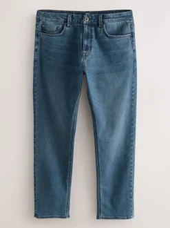 Jeans|Next Lichtblauw - Slim Fit - Motionflex jeans
