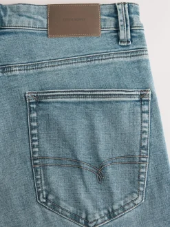 Jeans*Next Lichtblauw - Straight fit - Motionflex jeans