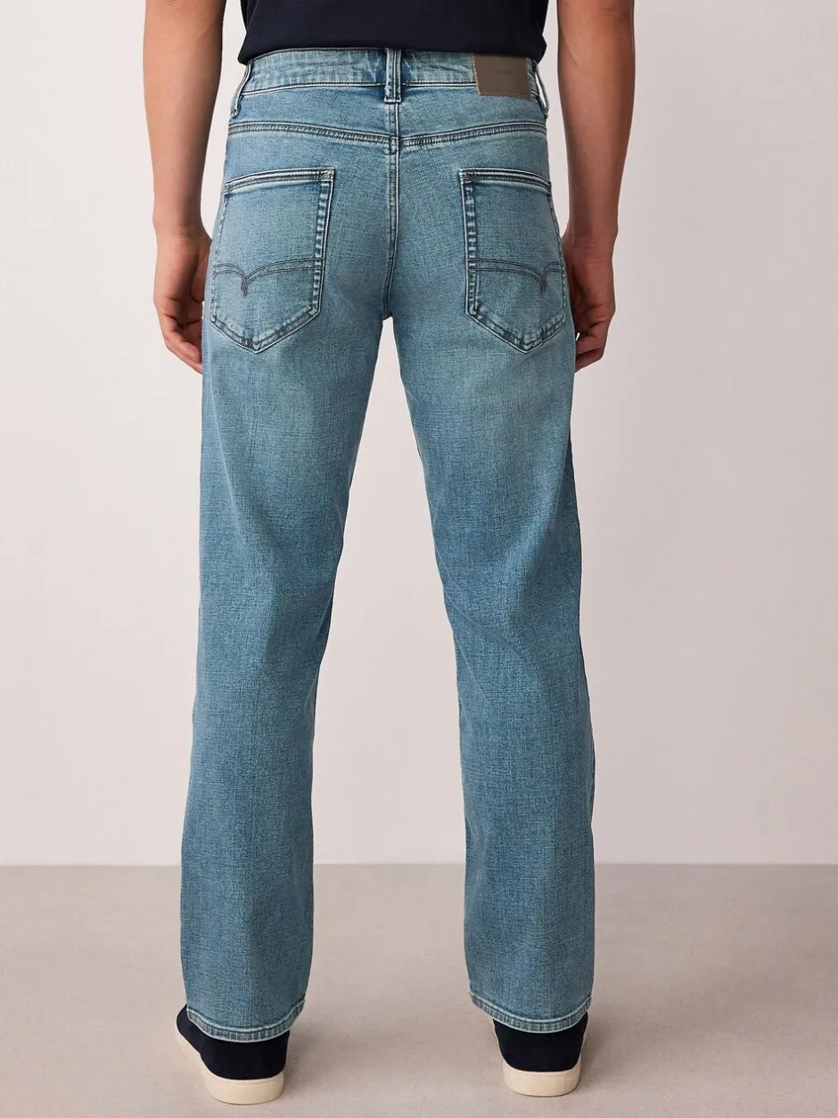 Jeans*Next Lichtblauw - Straight fit - Motionflex jeans
