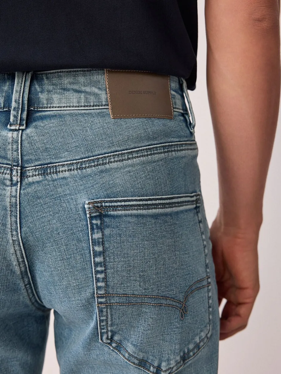 Jeans*Next Lichtblauw - Straight fit - Motionflex jeans