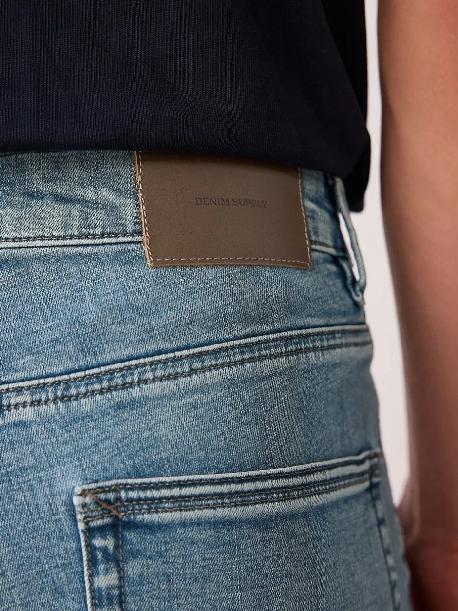 Jeans*Next Lichtblauw - Straight fit - Motionflex jeans