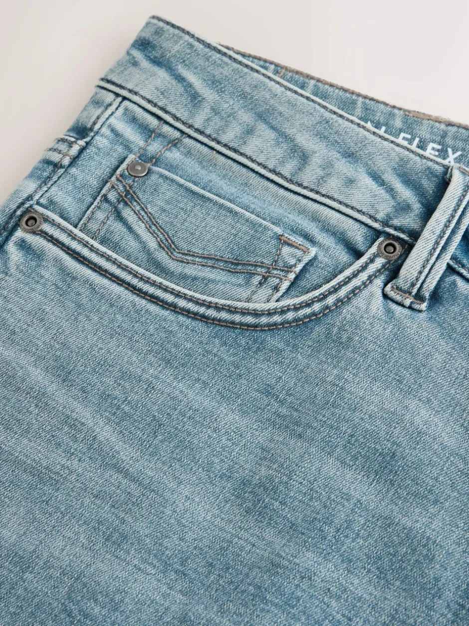 Jeans*Next Lichtblauw - Straight fit - Motionflex jeans