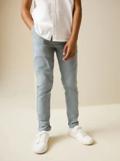 Broeken En Chino's|Next Lichtblauw - Stretchy chino's (3-17jr)