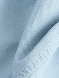 Formele Overhemden|Next - Twin Pocket Canvas Shacket Overshirt Lichtblauw