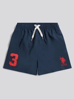 Badkleding*U.S. Polo Assn - . Player 3 zwemshorts Lichtblauw