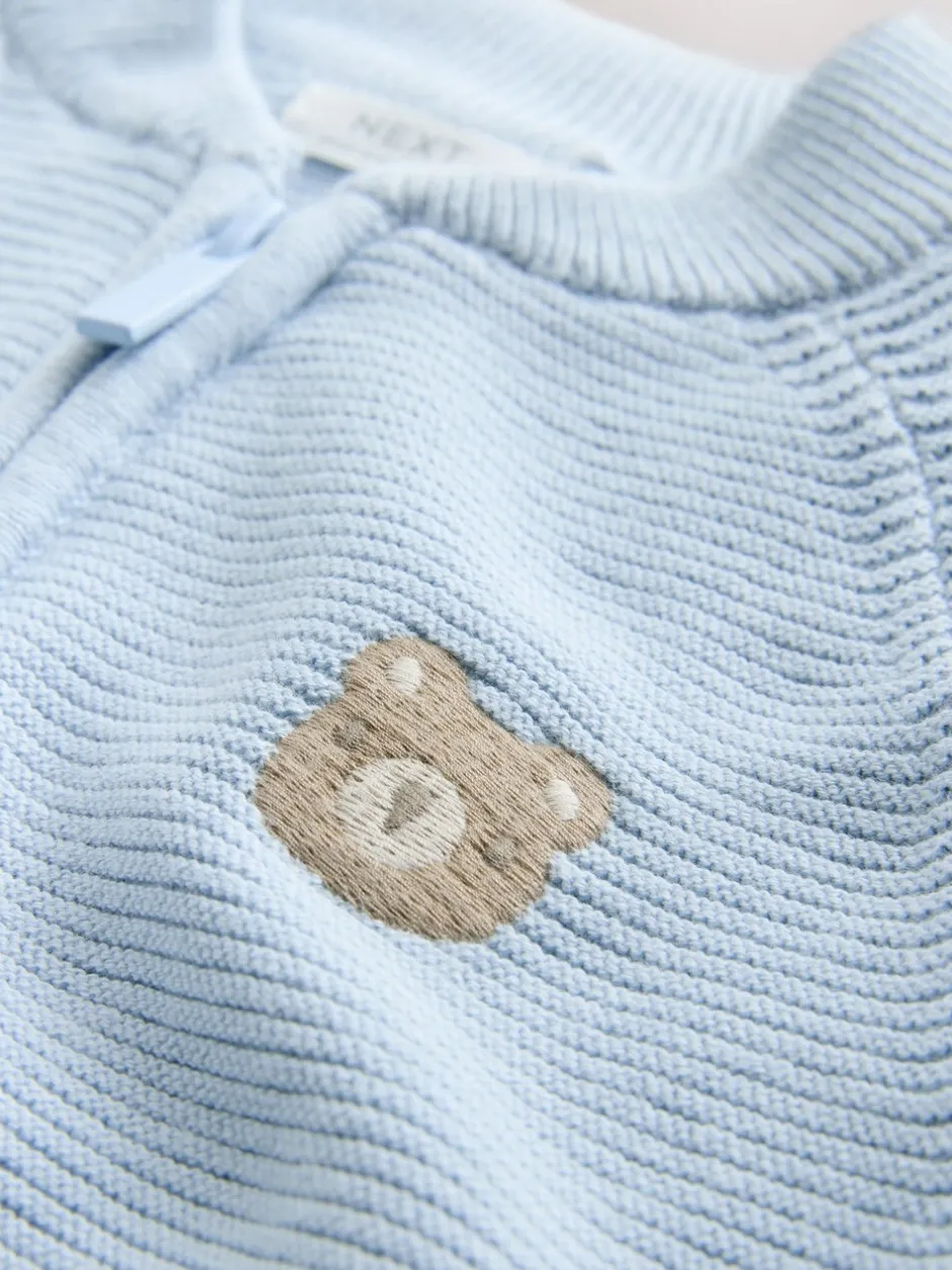 Truien En Breisels|Next Lichtblauw - Vest met ritssluiting (3 mnd-7 jr)