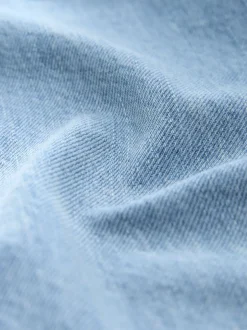 Jeans|Moederschap*Next - Zwangerschapsjeans met wijde pijpen van 100% katoen Lichtblauw