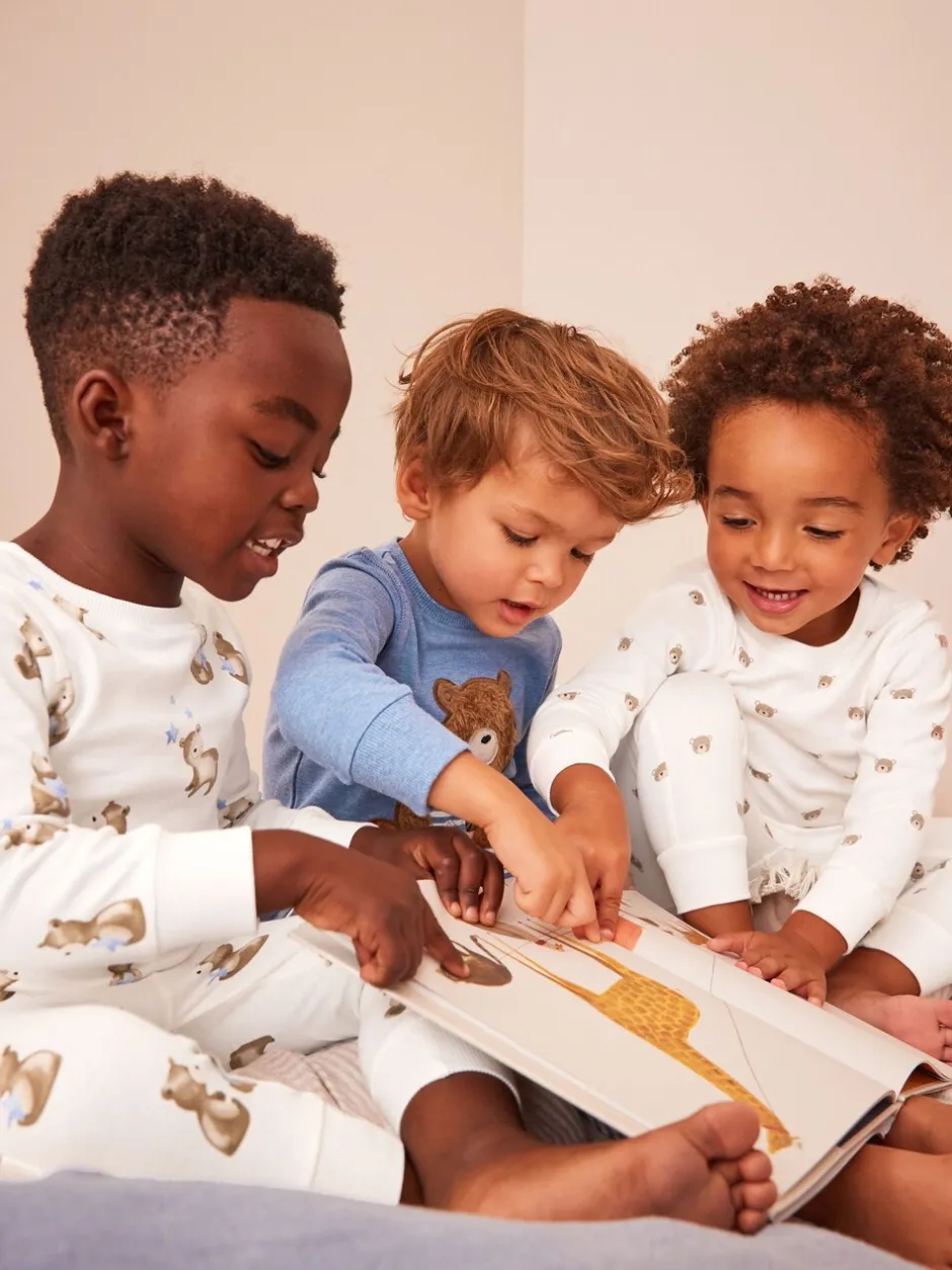 Pyjama's|Nachtkleding En Pyjama's*Next - Verpakking van 3 knusse pyjama's (9mnd-6jr) Lichtblauw met beer